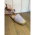 Purple espadrilles